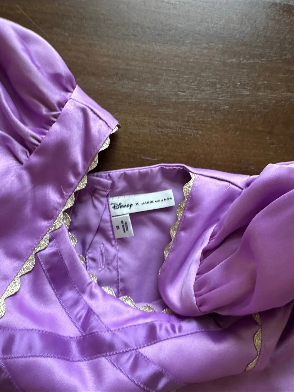 NWOT Sz 10 Disney X Janie and Jack Rapunzel tulle princess dress